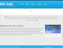 Tablet Screenshot of mcsoftitsolutions.com